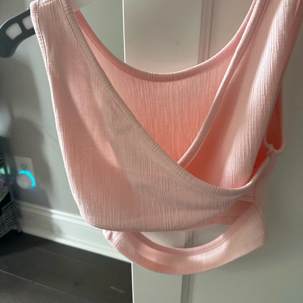 NWT Ribbed Pink Roxy Tank - Picture 7 of 7